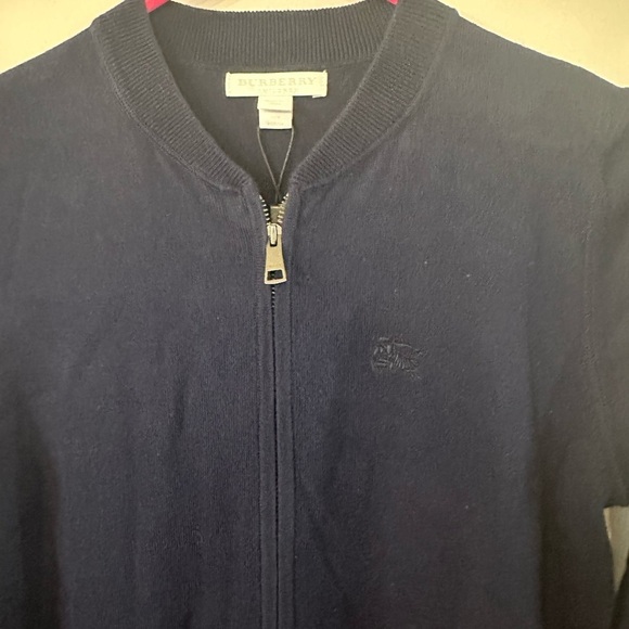 Burberry Kids 10Y Zip Up Cardigan (chest 22 length 15) NWT - Picture 4 of 11